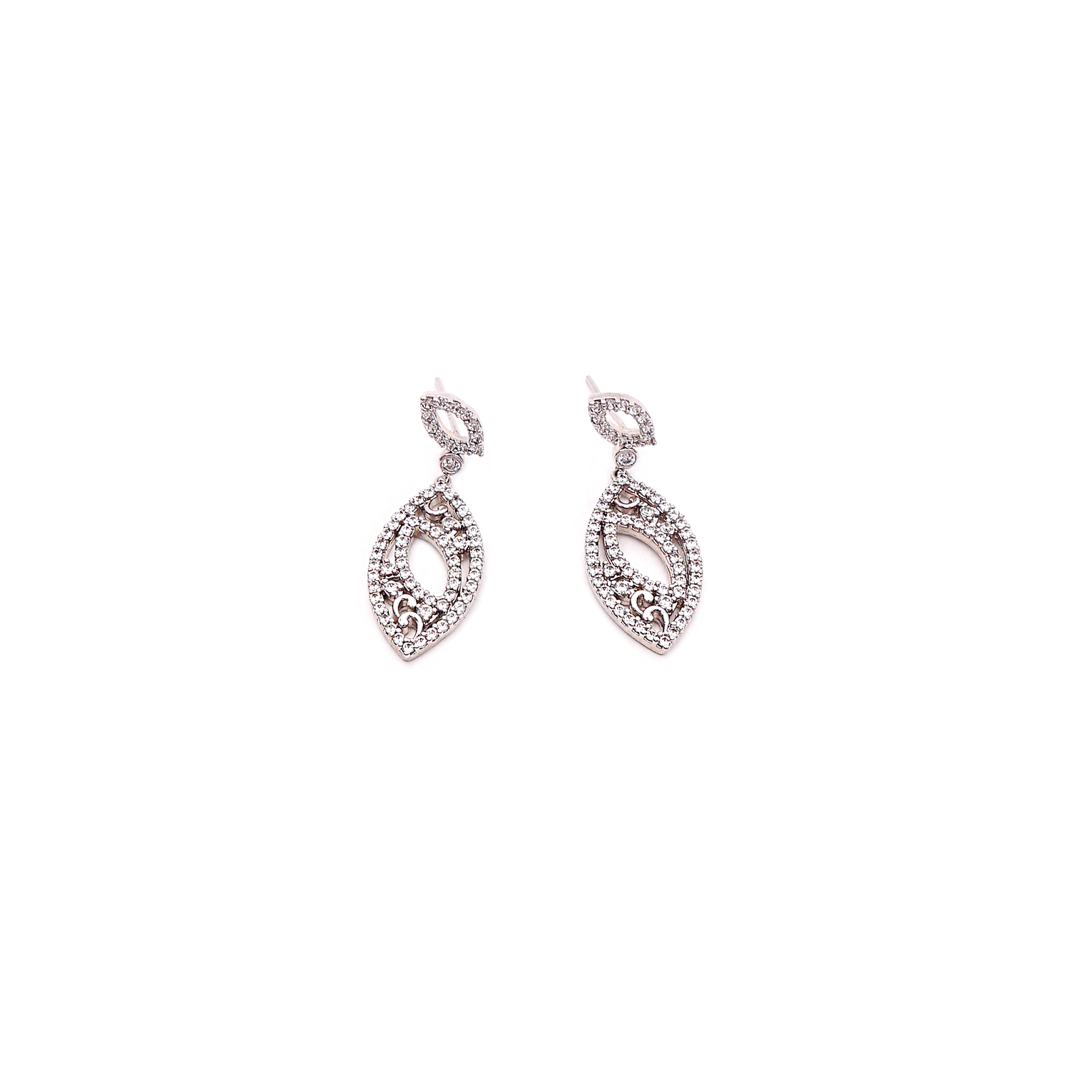 Bold Oval Cubic Zirconia Pendant Set