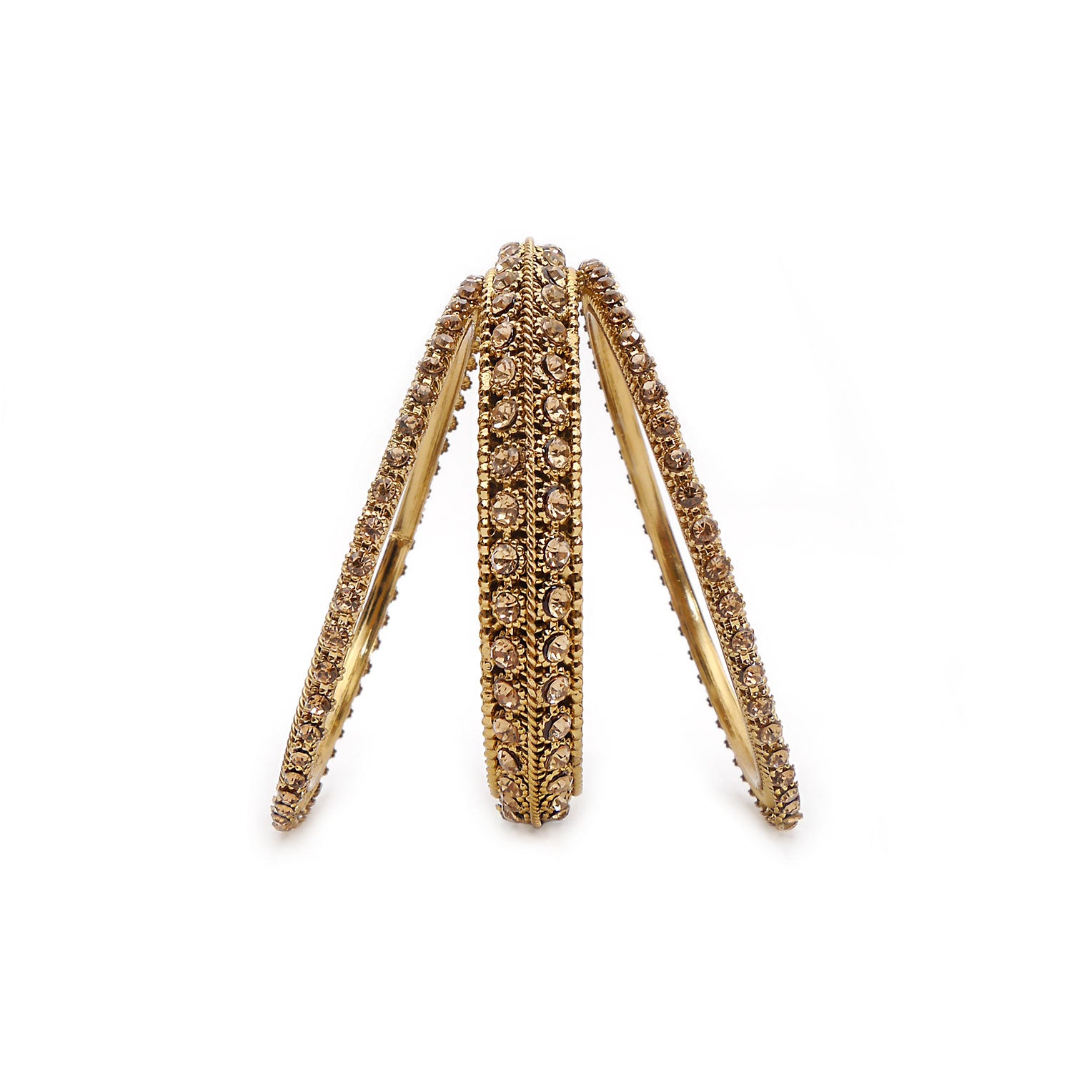 Antique Gold 3-piece Bangle Set