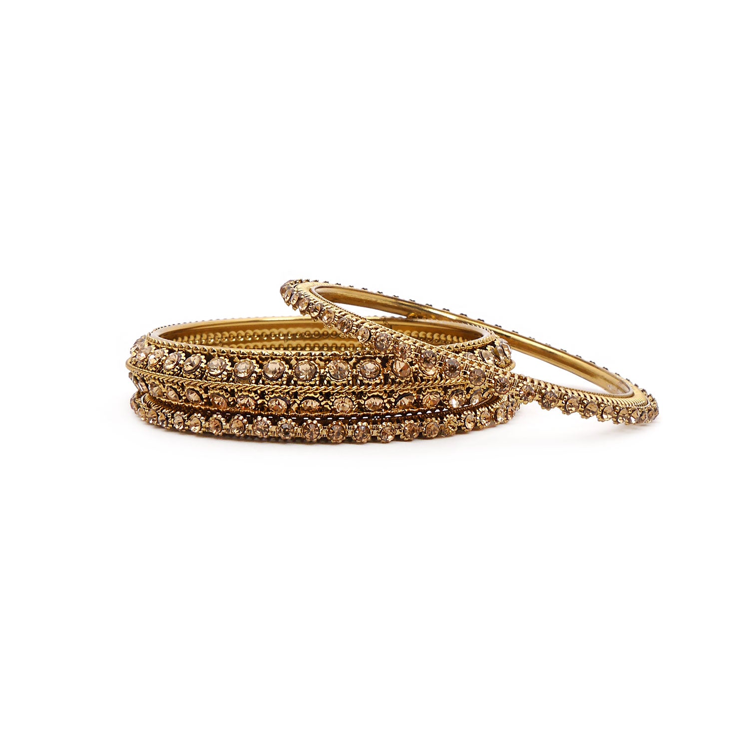 Antique Gold 3-piece Bangle Set