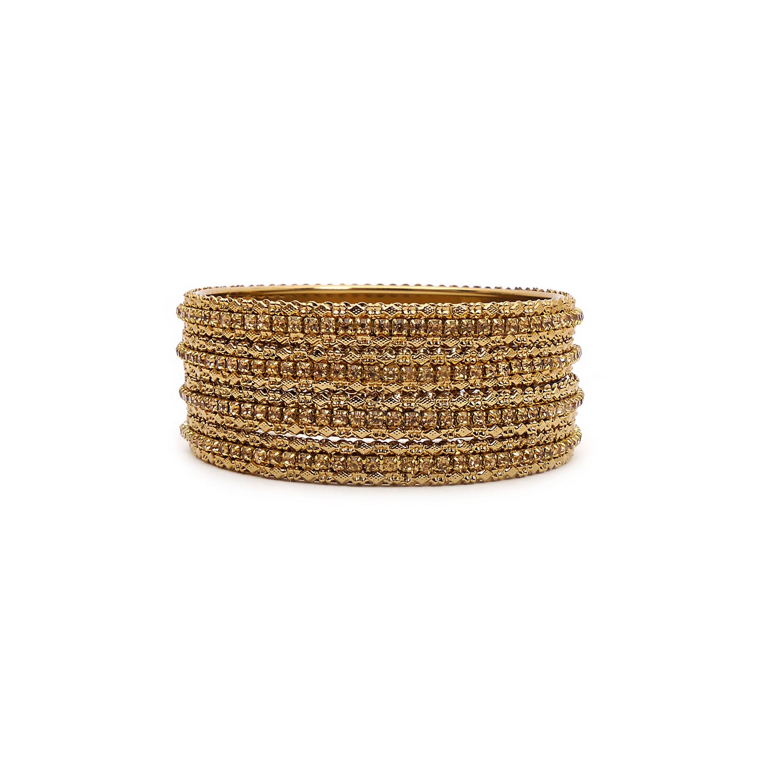 Champagne and Antique Medium Bangles