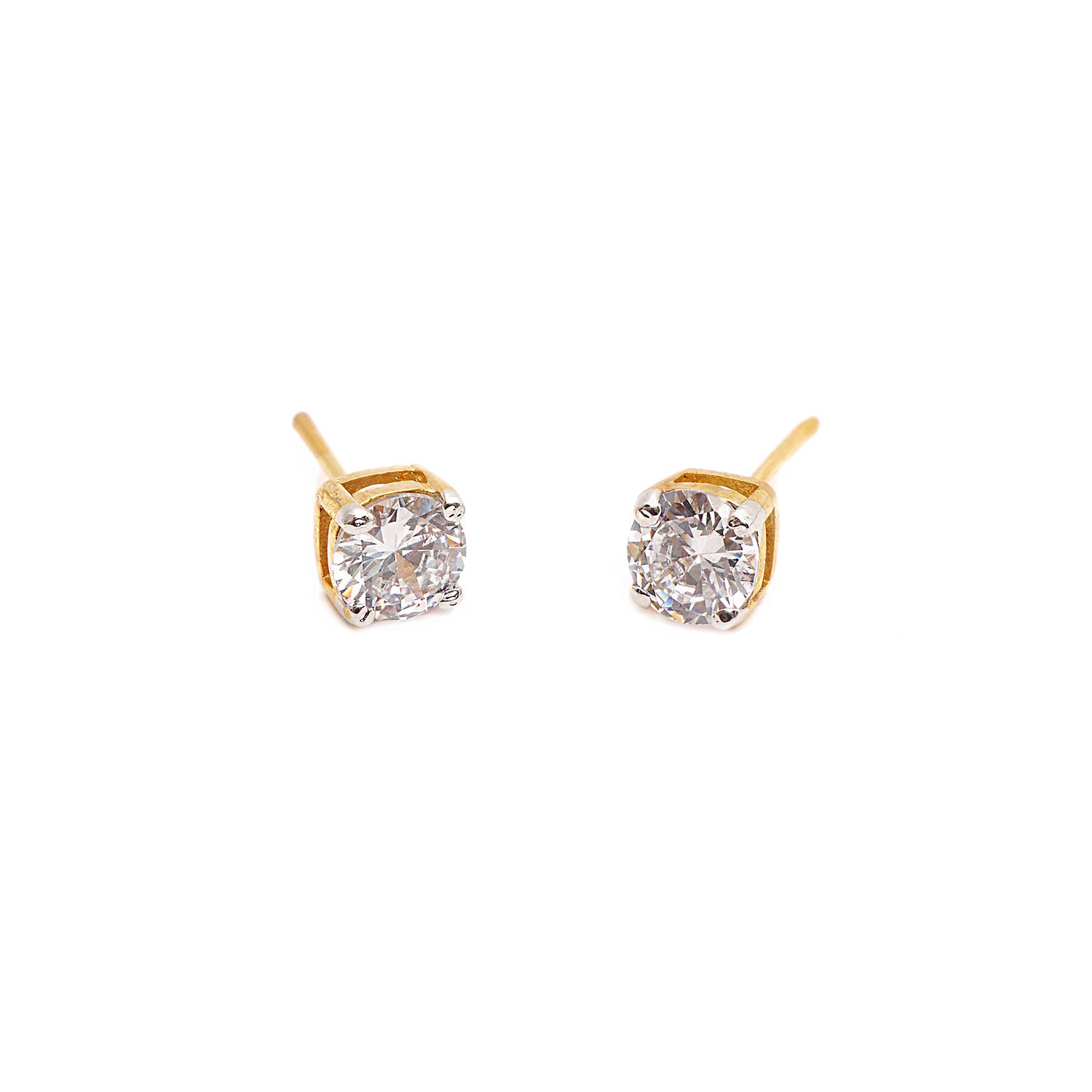 Audrey Cubic Zirconia Pendant Set in Gold