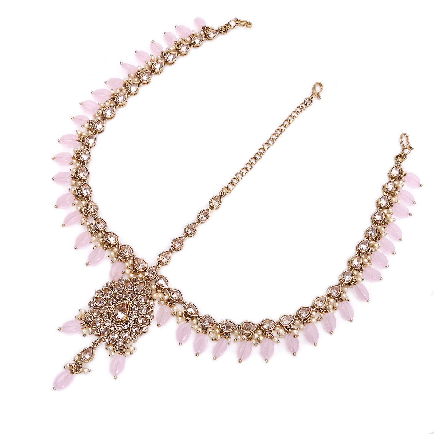 Light Pink Teardrop Headpiece