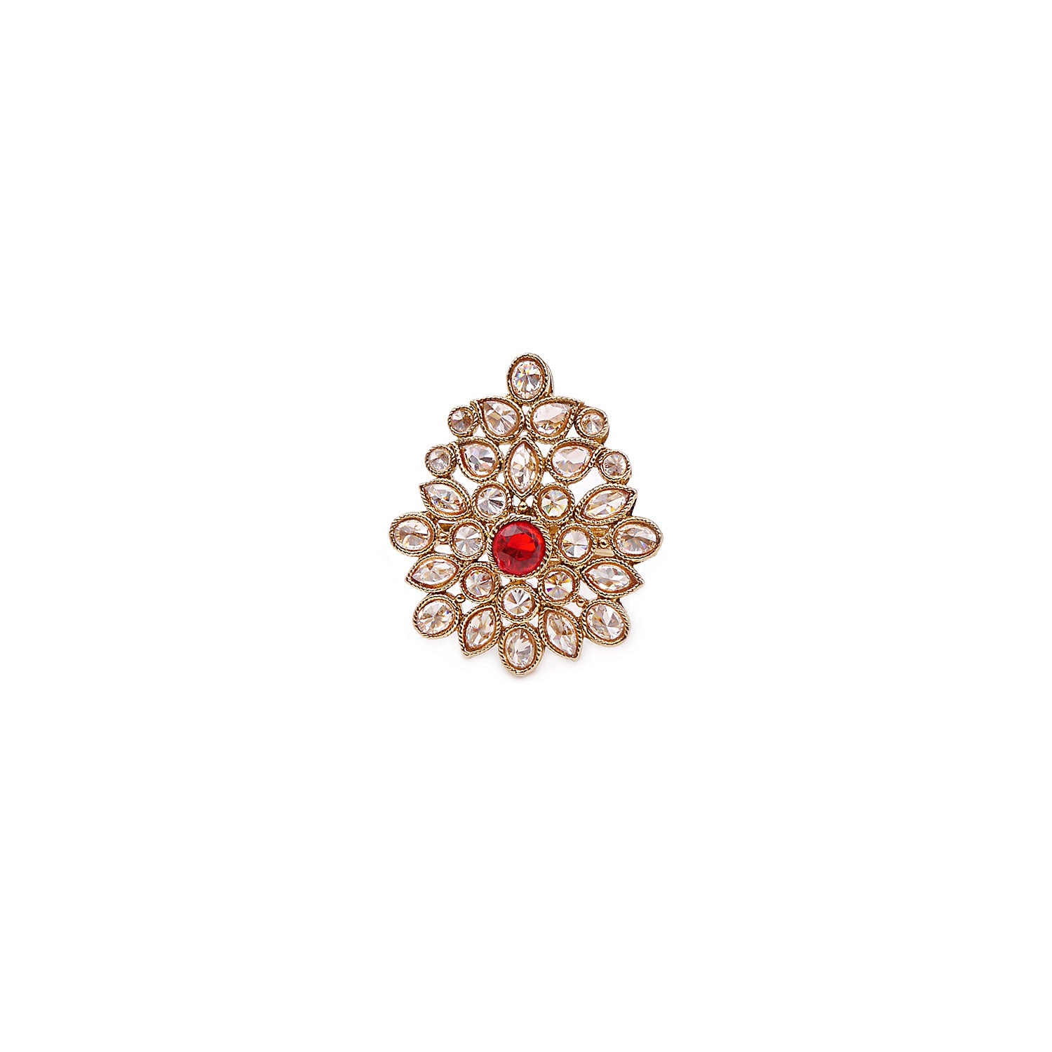 Bouquet Ring in Red