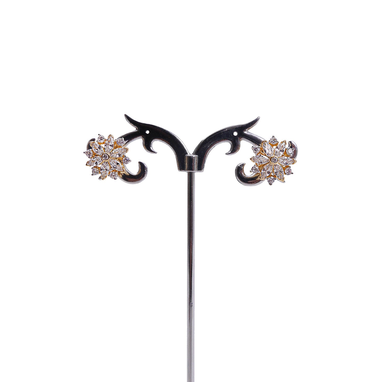 Ayana Cubic Zirconia Studs in White