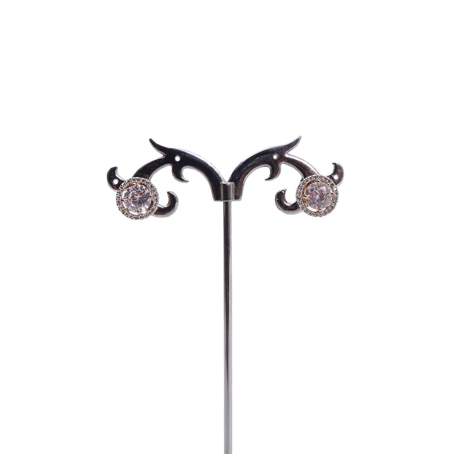 Elise Ear Studs in White