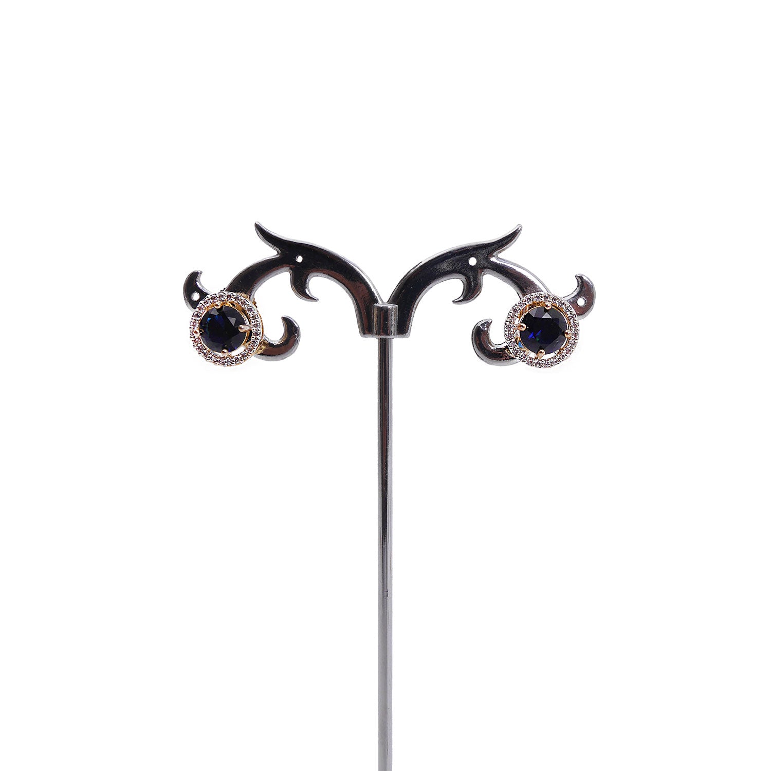 Elise Ear Studs in Navy