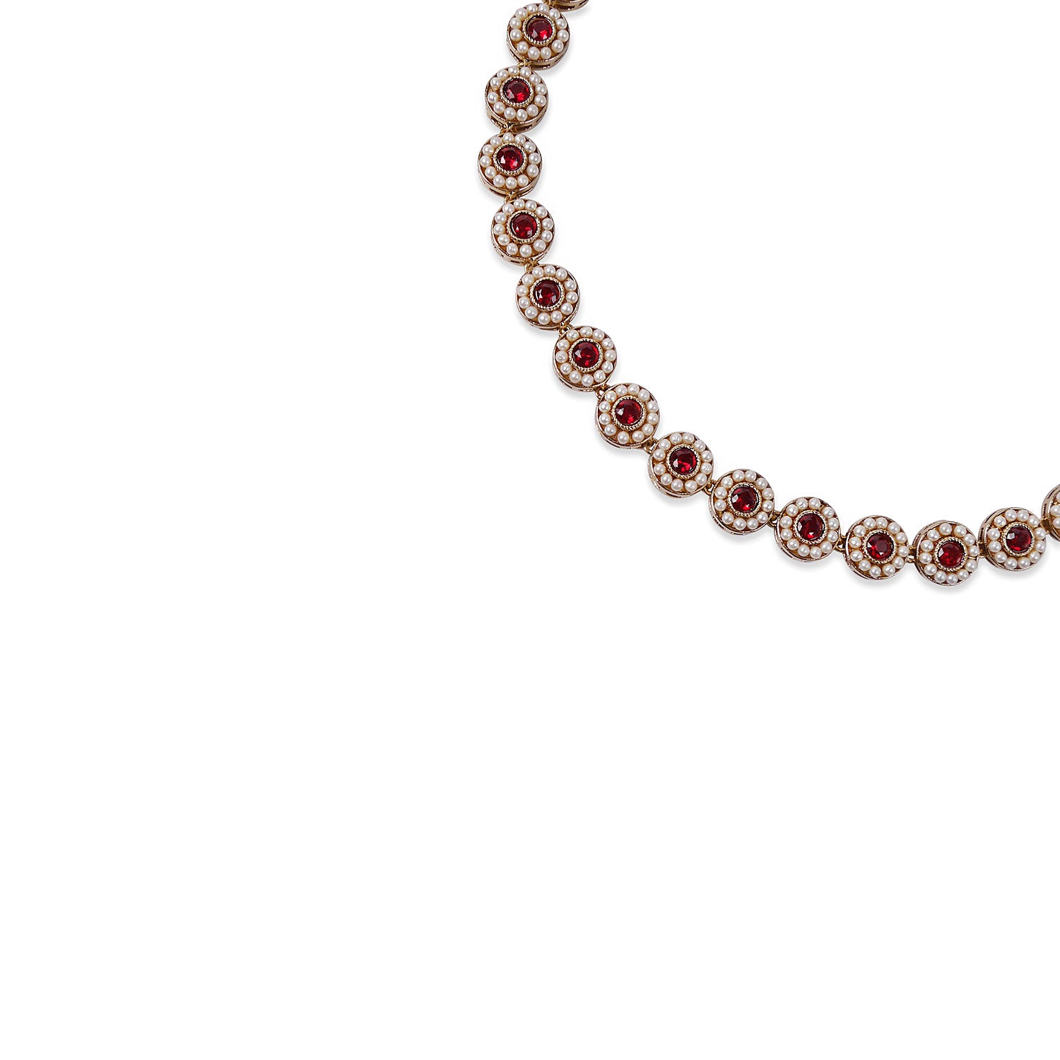 MAROON NECKLACE