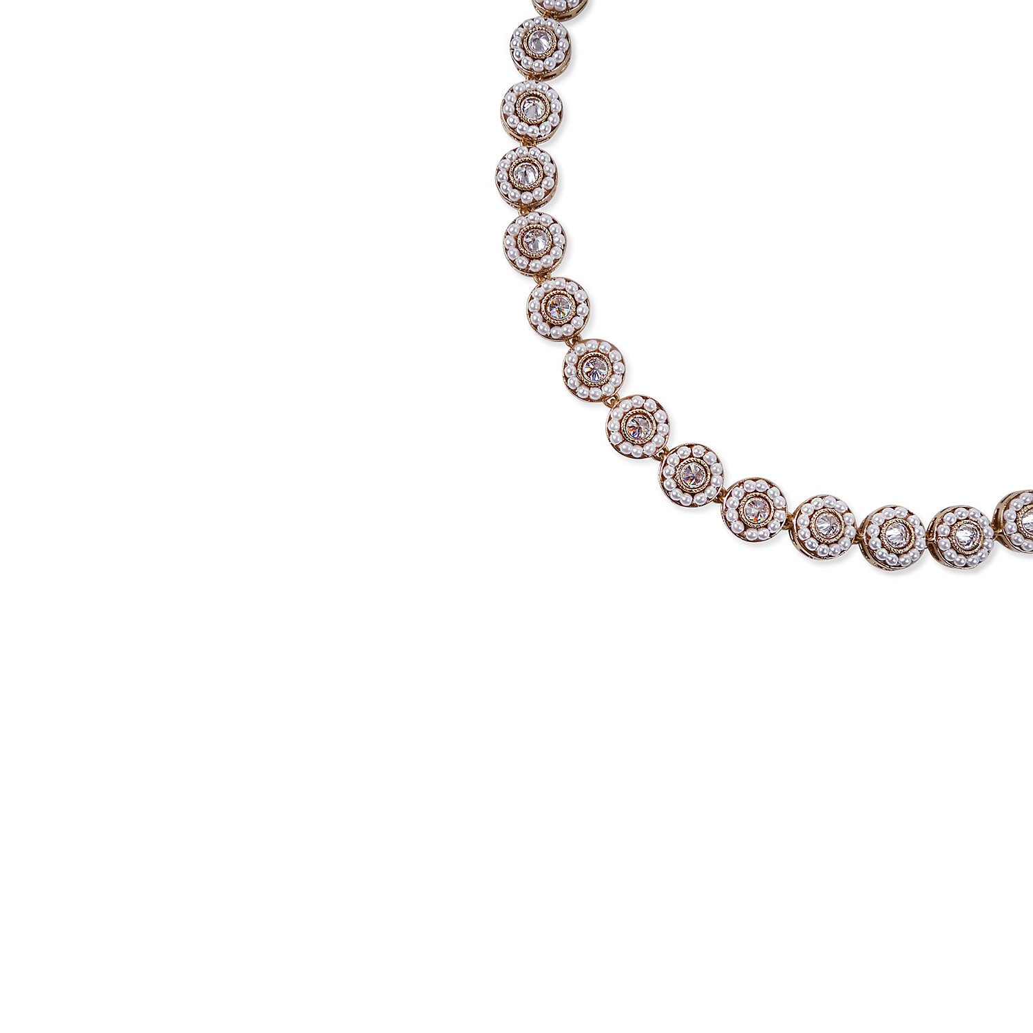 Leela Necklace in White