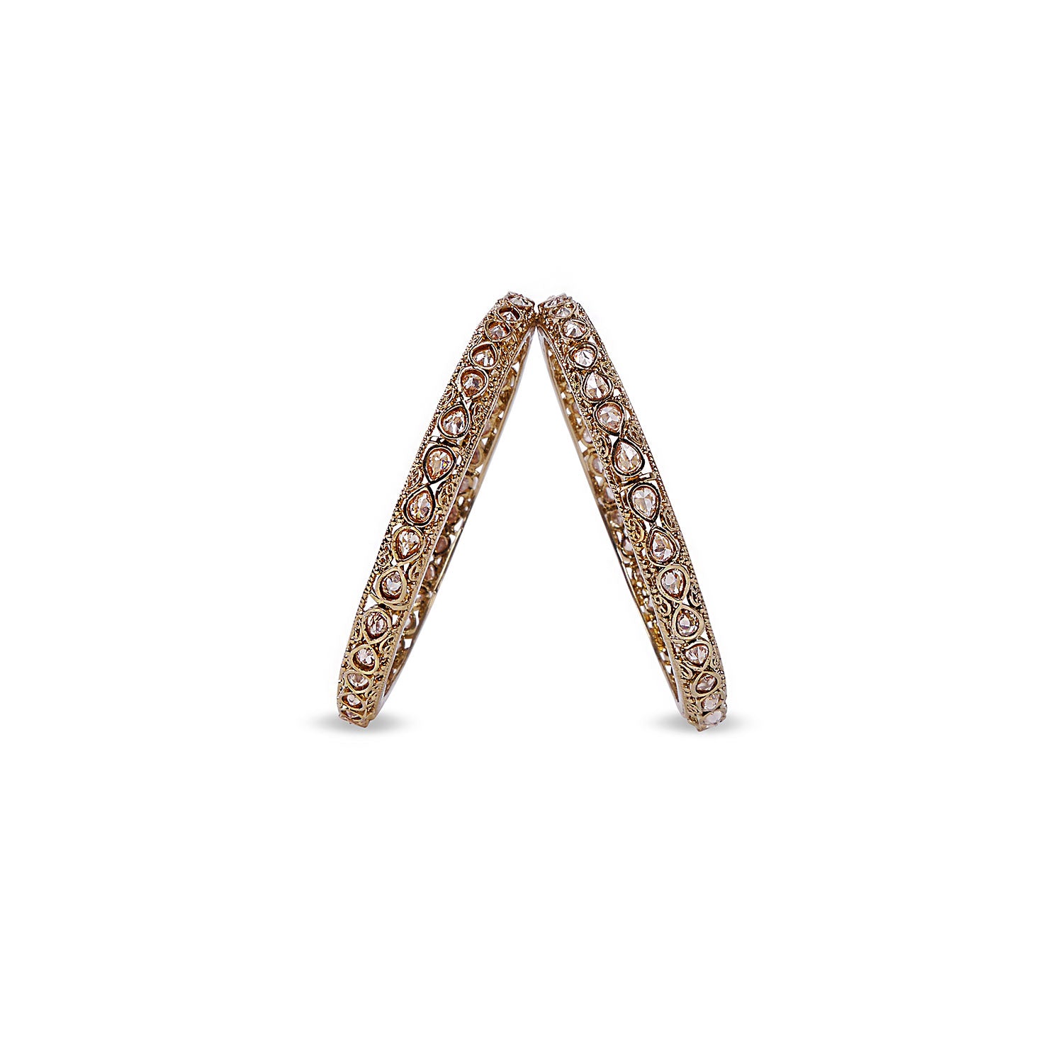 Myla Bangles in Antique Gold