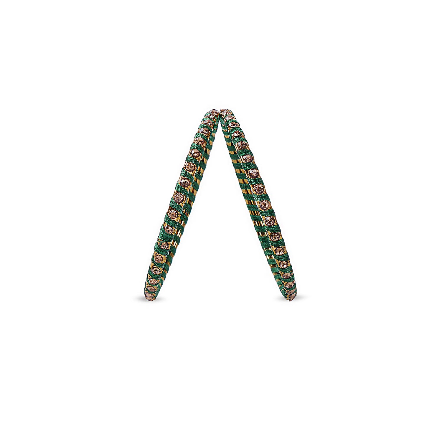 GREEN THREAD BANGLES