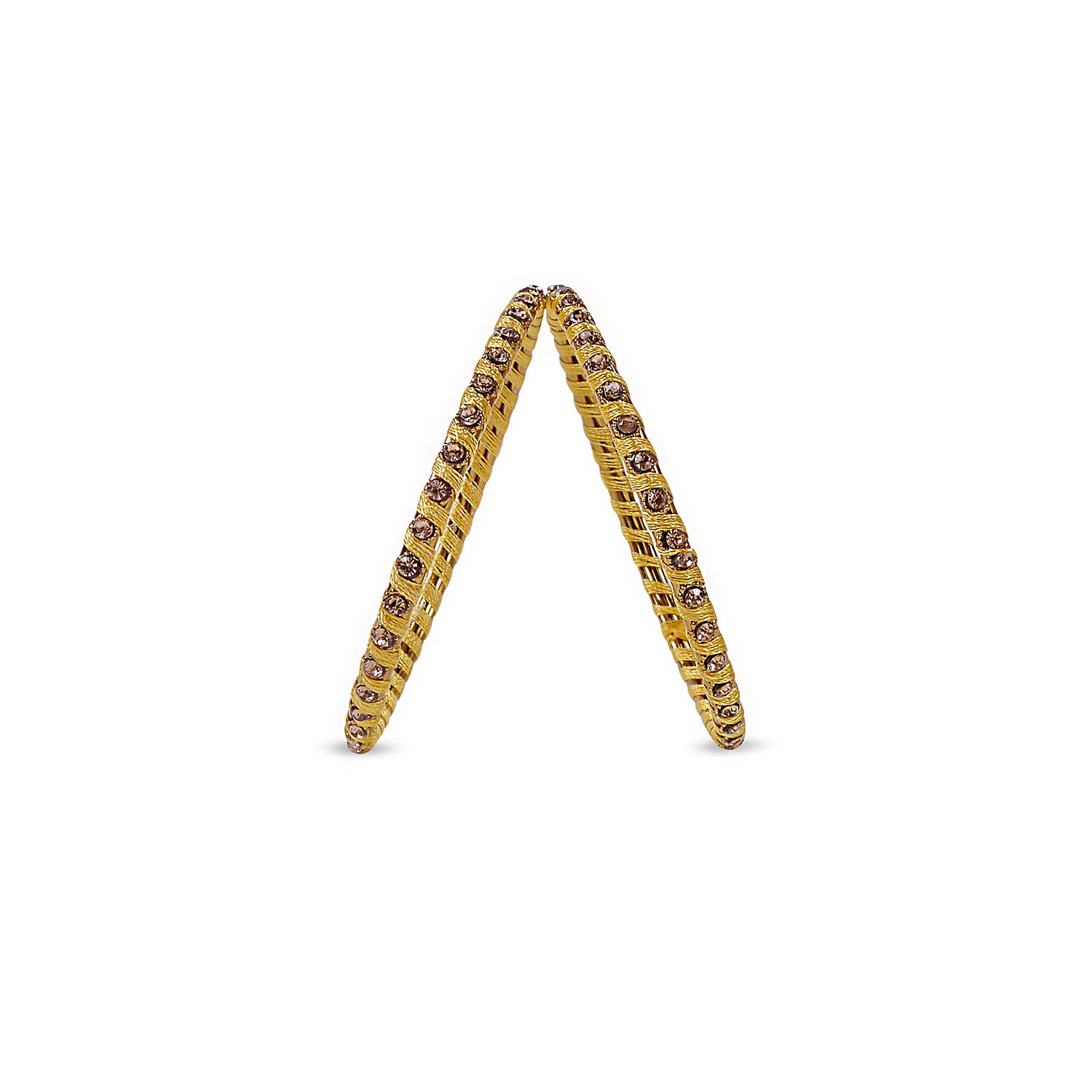 Jaiya Thread Bangles in Yellow
