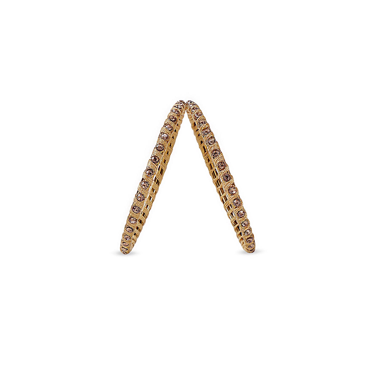 Jaiya Thread Bangles in Gold