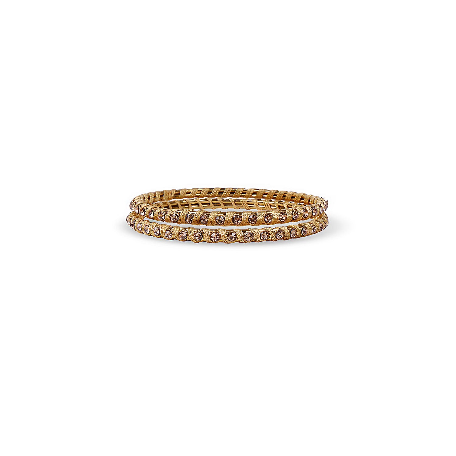 Jaiya Thread Bangles in Gold