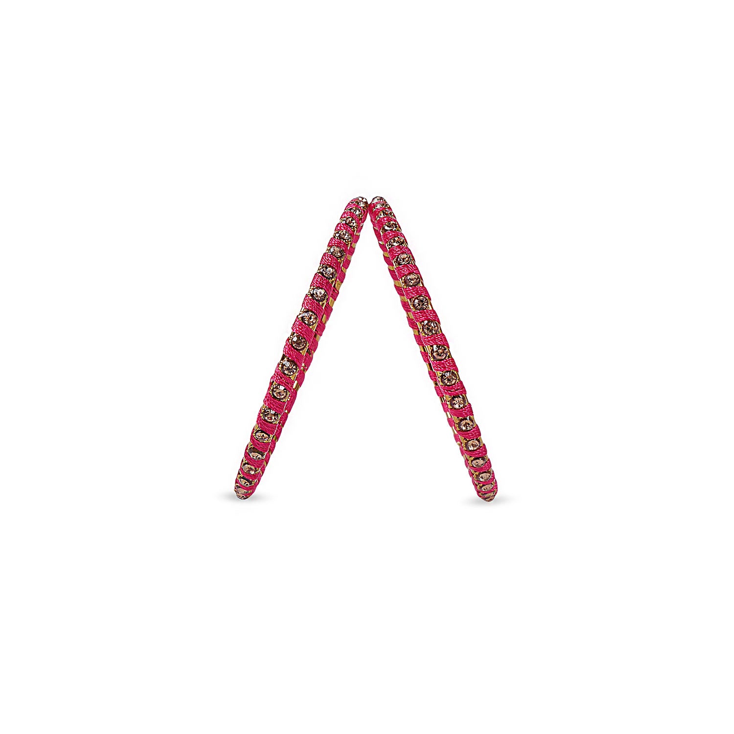Jaiya Thread Bangles in Pink