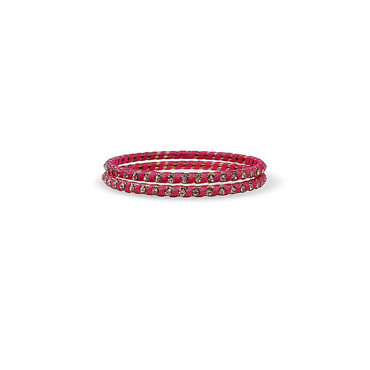 PINK THREAD BANGLES