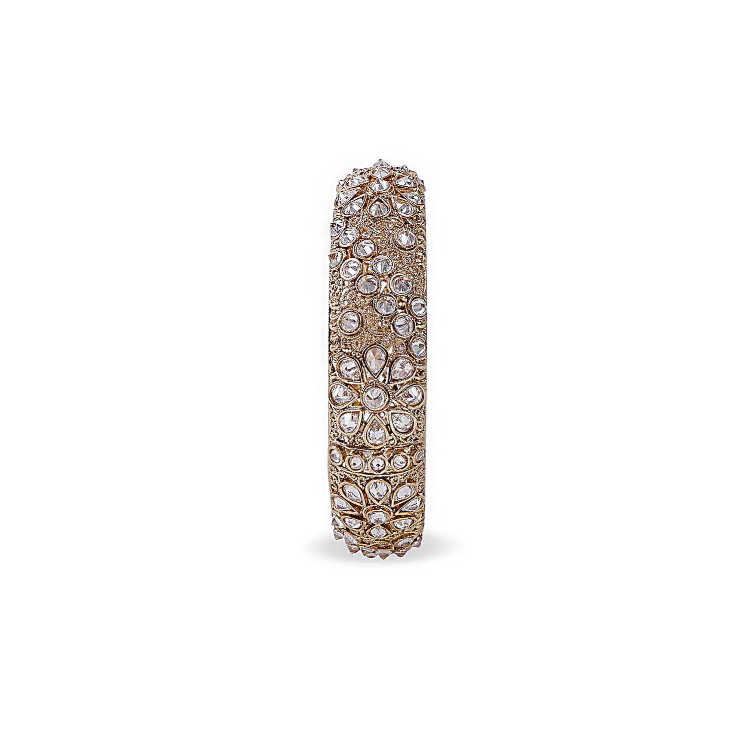 Suraiya Classic Bangle in White