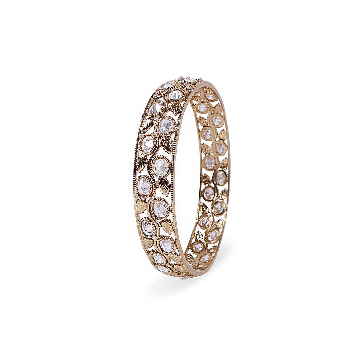 Tamira Bangle in Antique Gold