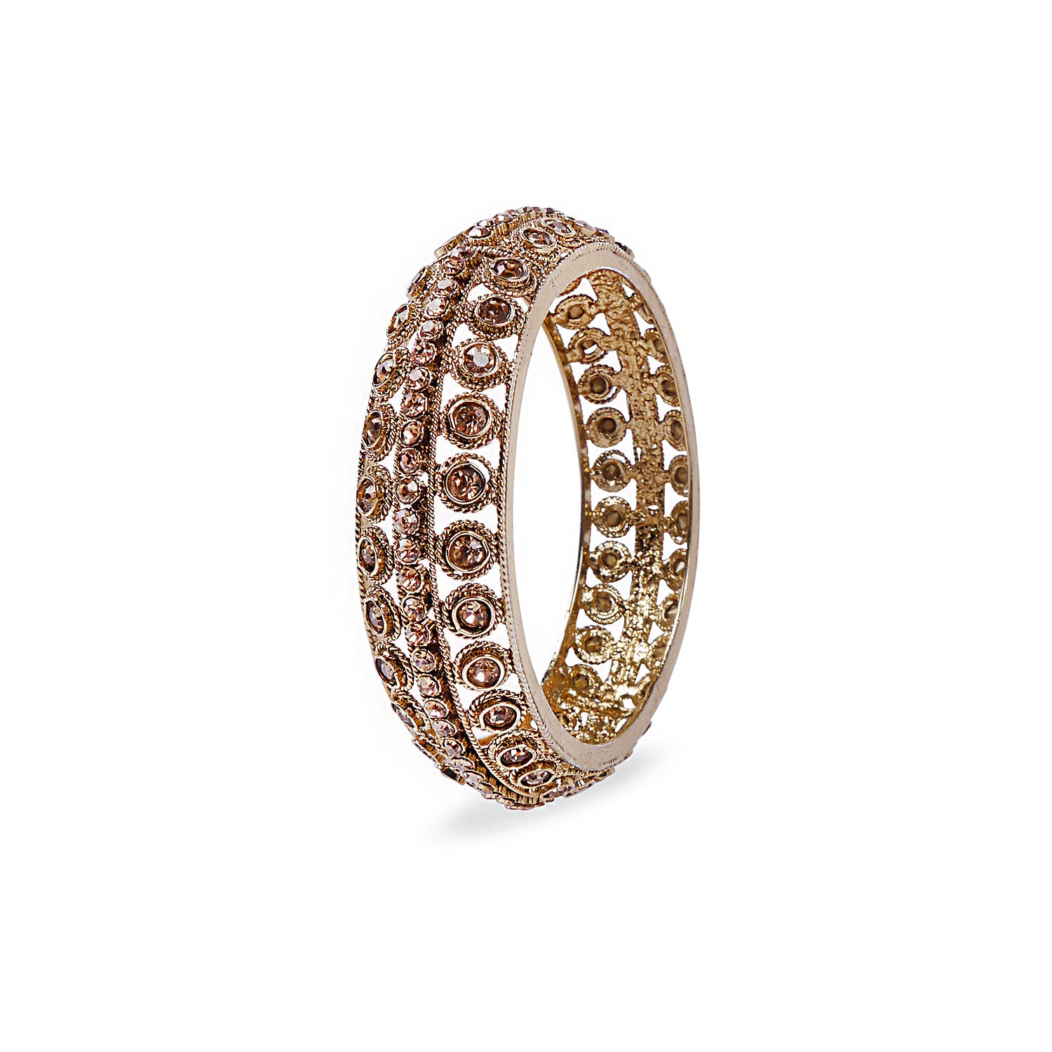 Kanika Bangle in Dark Topaz