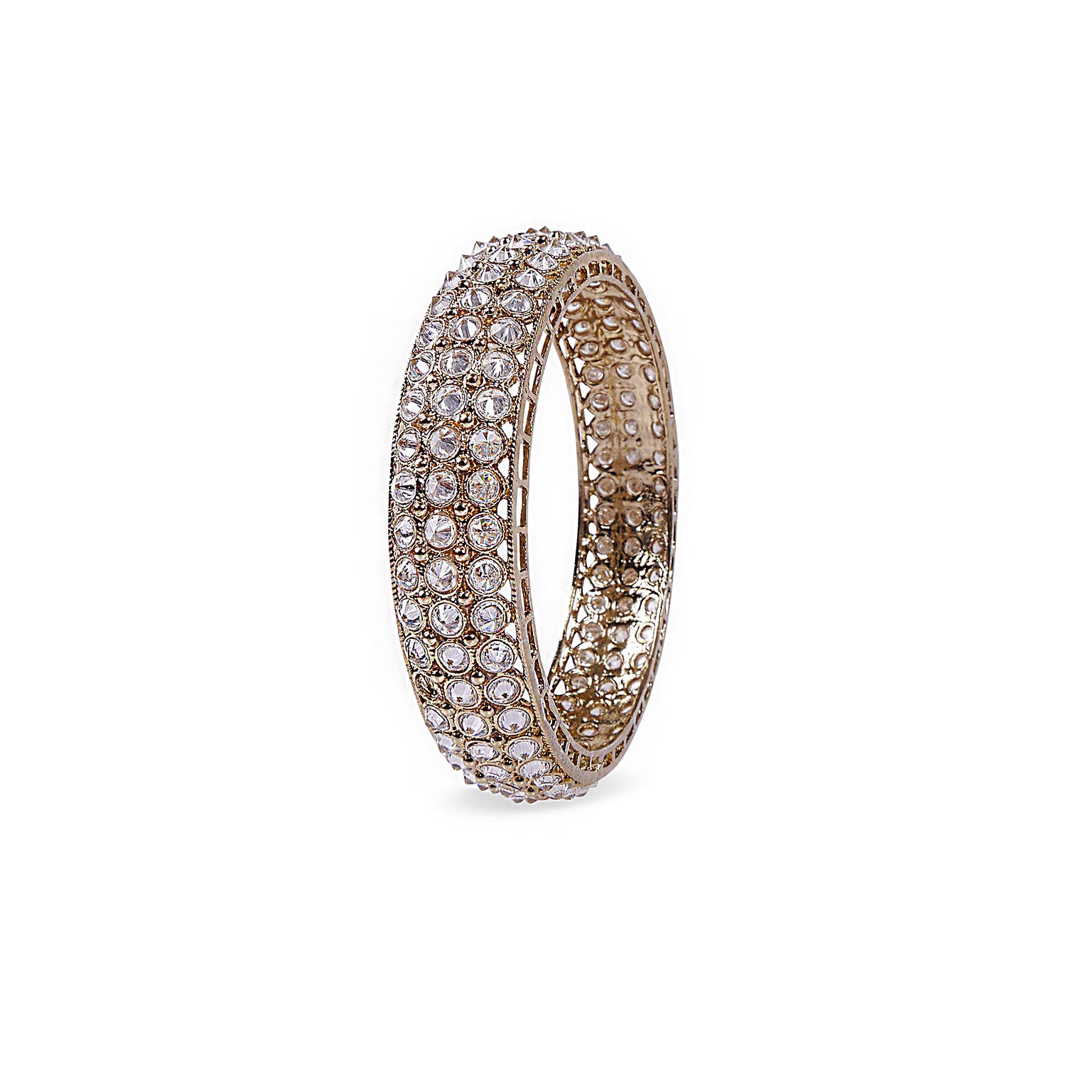 Vihaana Classic Bangle in White