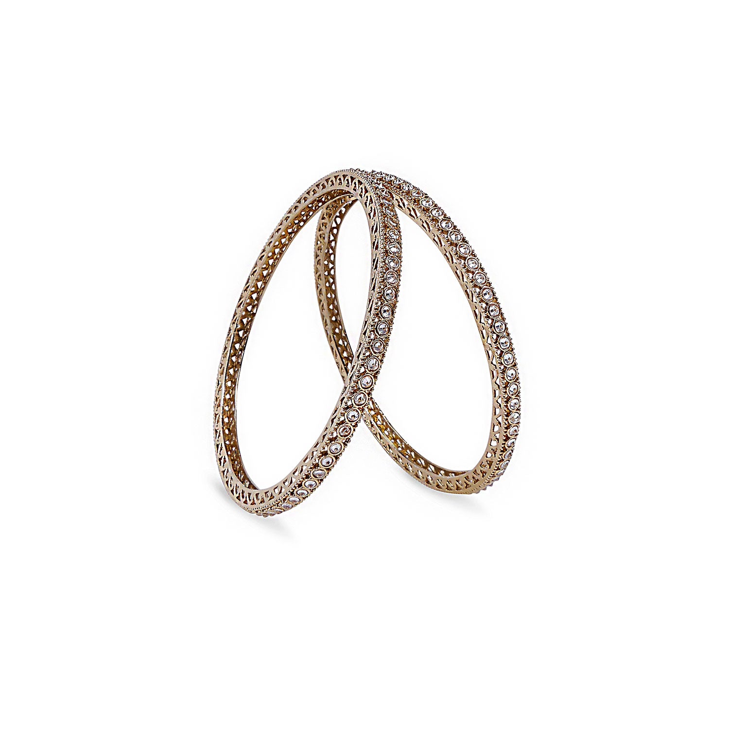 Sriya Bangles in Antique Gold