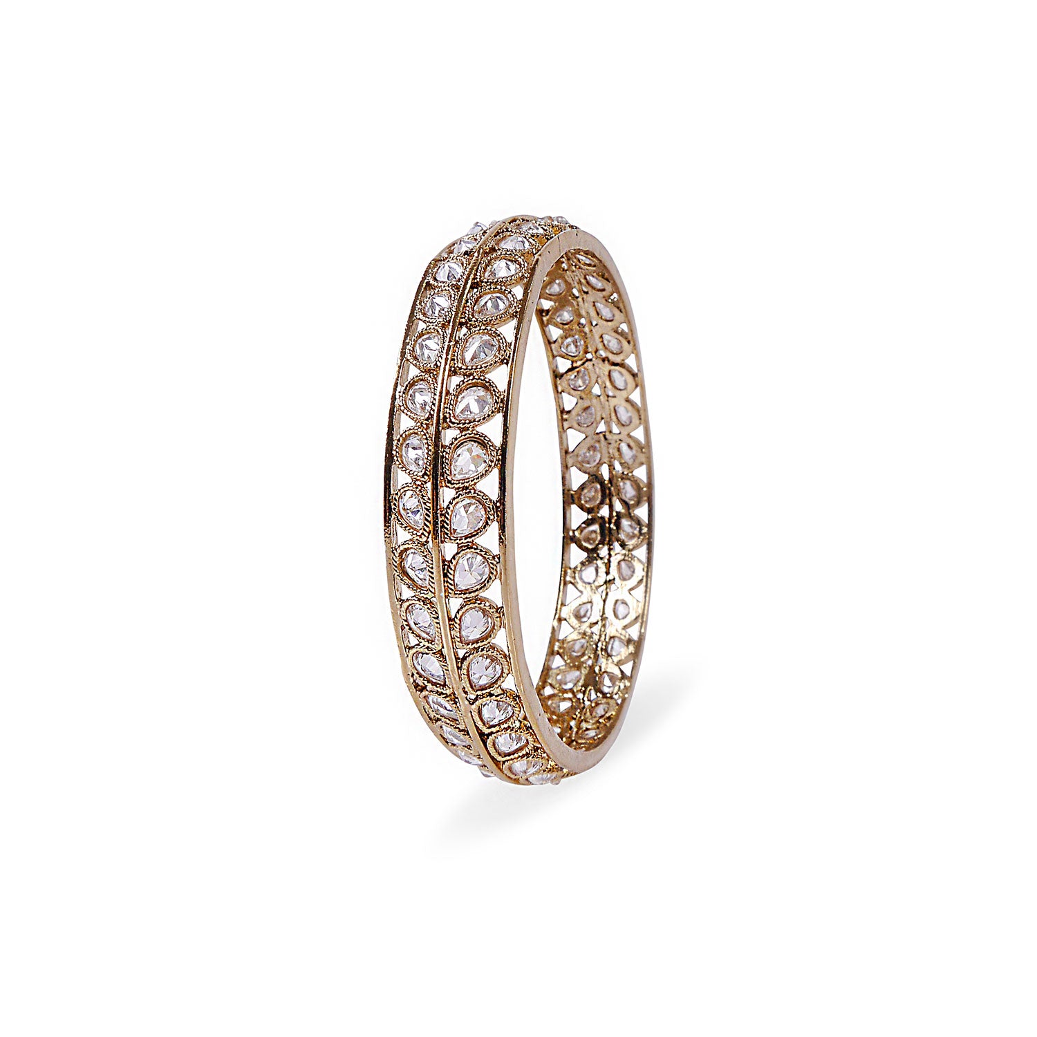 Nisha Bangle in Antique Gold