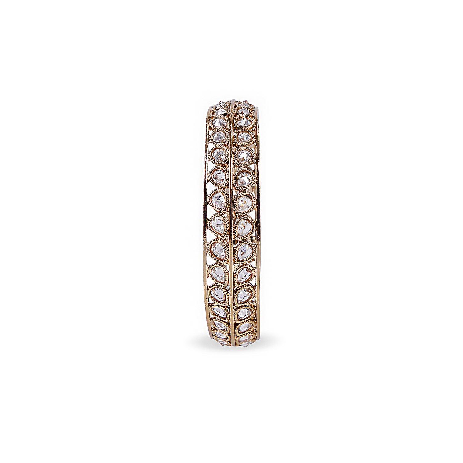 Nisha Bangle in Antique Gold