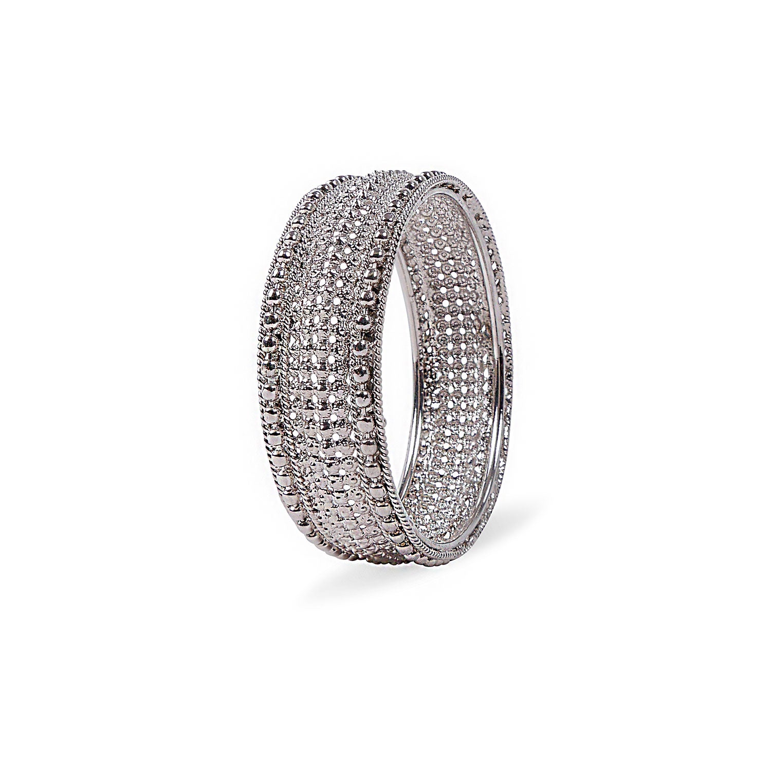 RHODIUM BANGLE