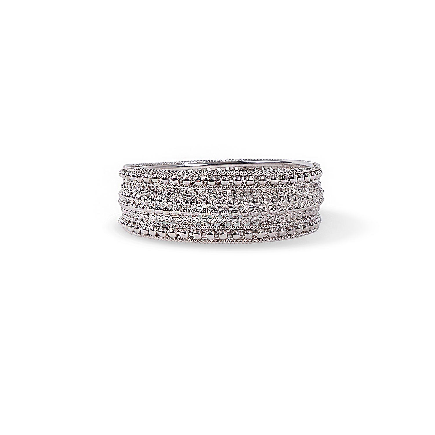 RHODIUM BANGLE