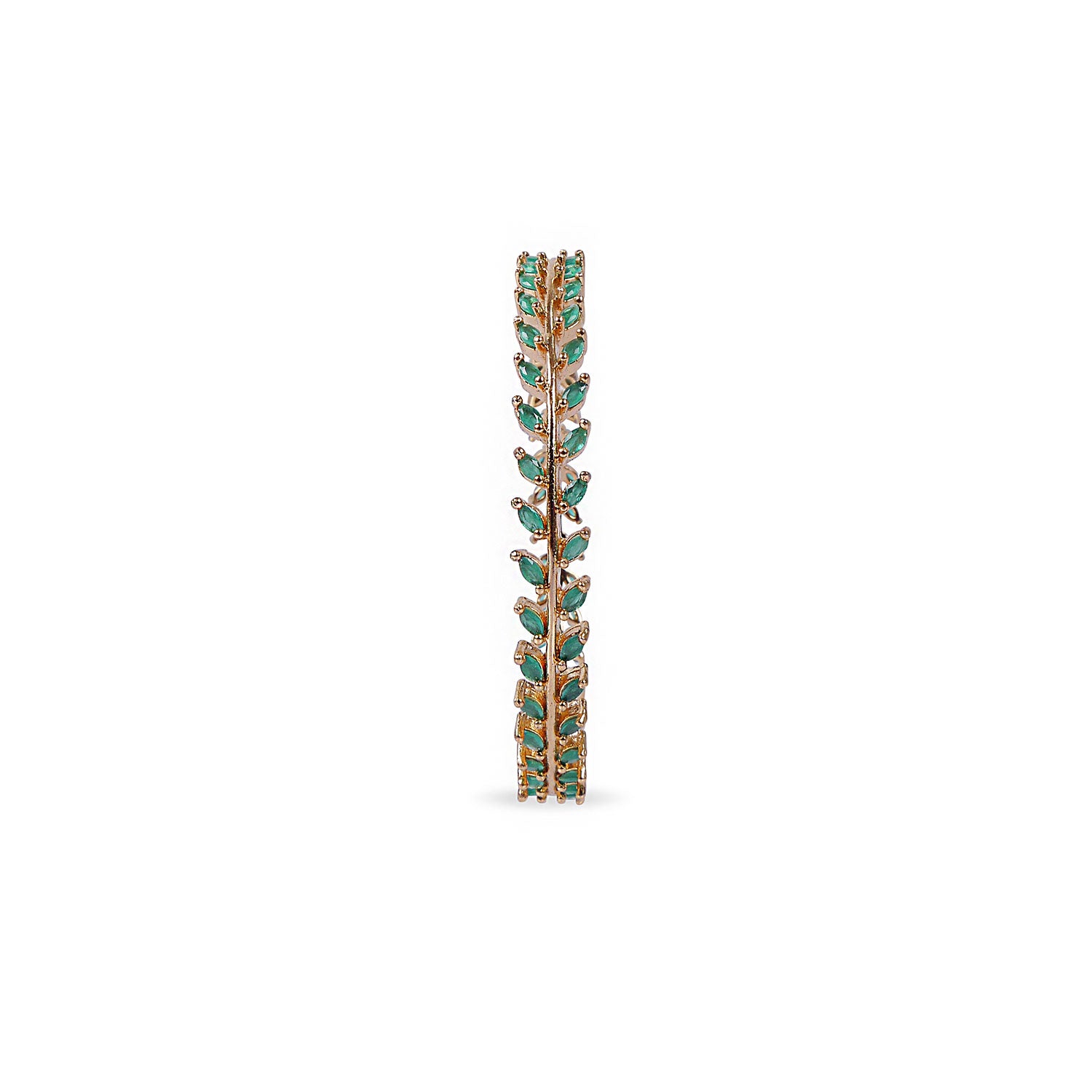 Sajni Cubic Zirconia Bangle in Green