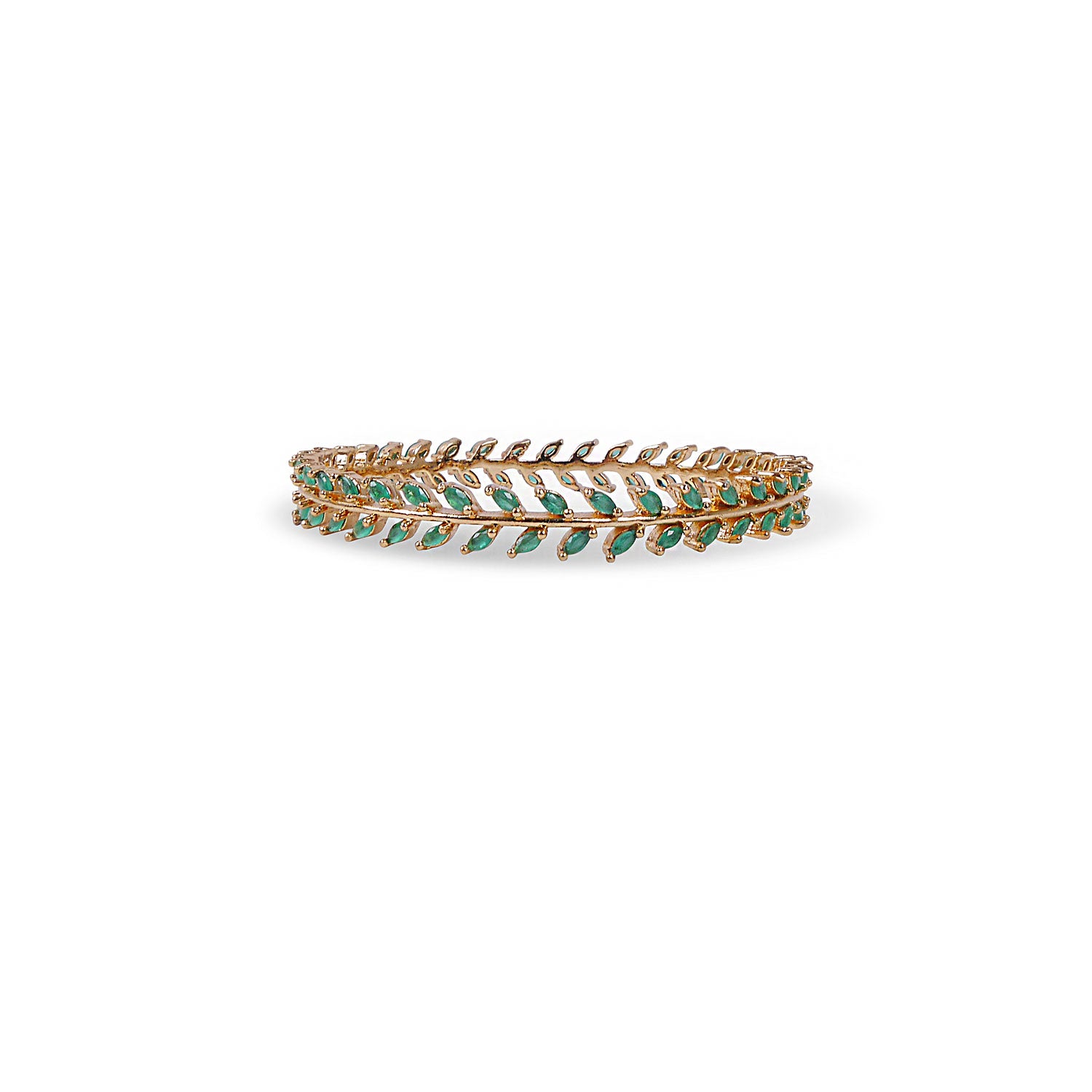 GREEN PETAL BANGLE