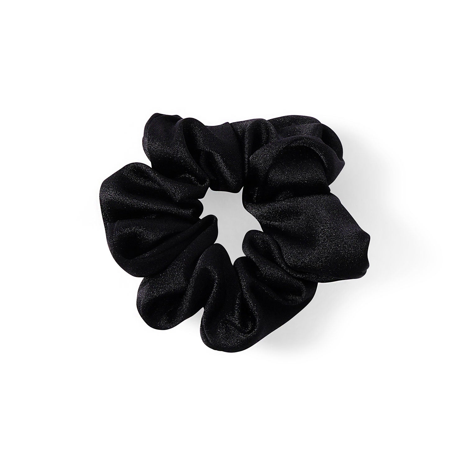Midnight Black Hair Scrunchie