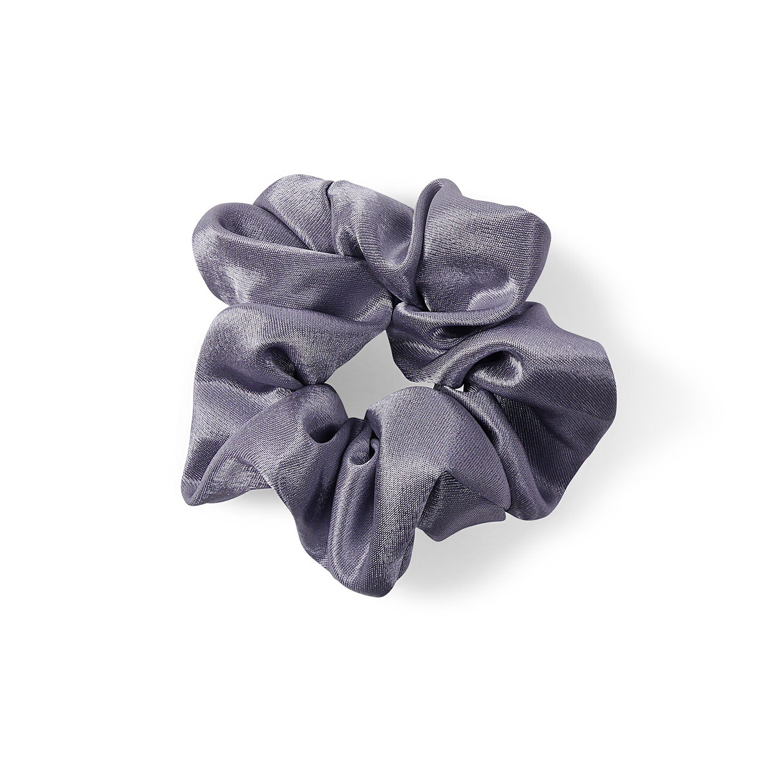Soft Grey Hair Scrunchie