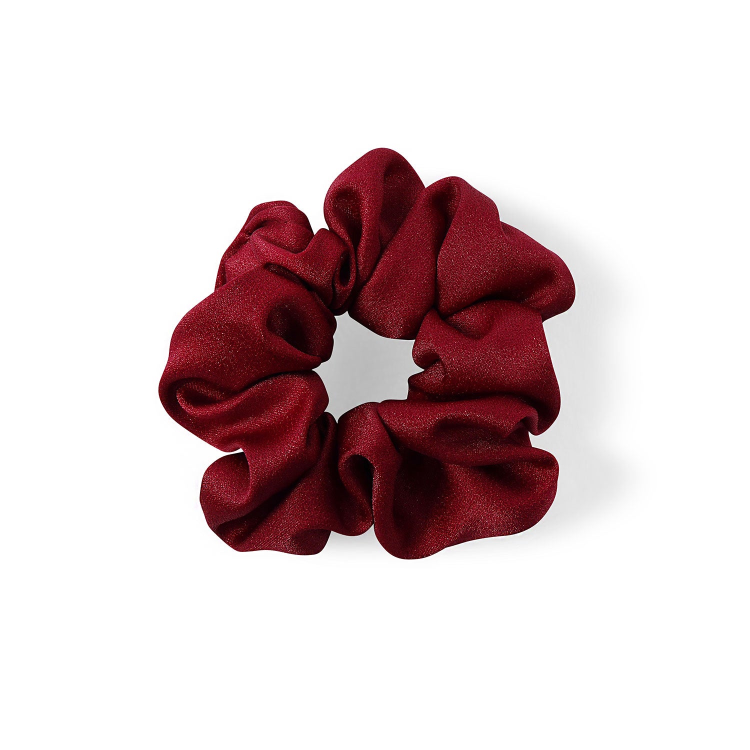 Cherry Maroon Hair Scrunchie