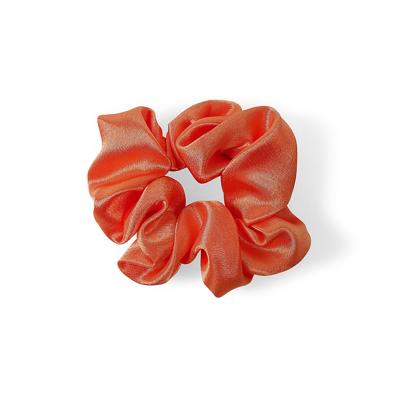 Tangerine Orange Hair Scrunchie