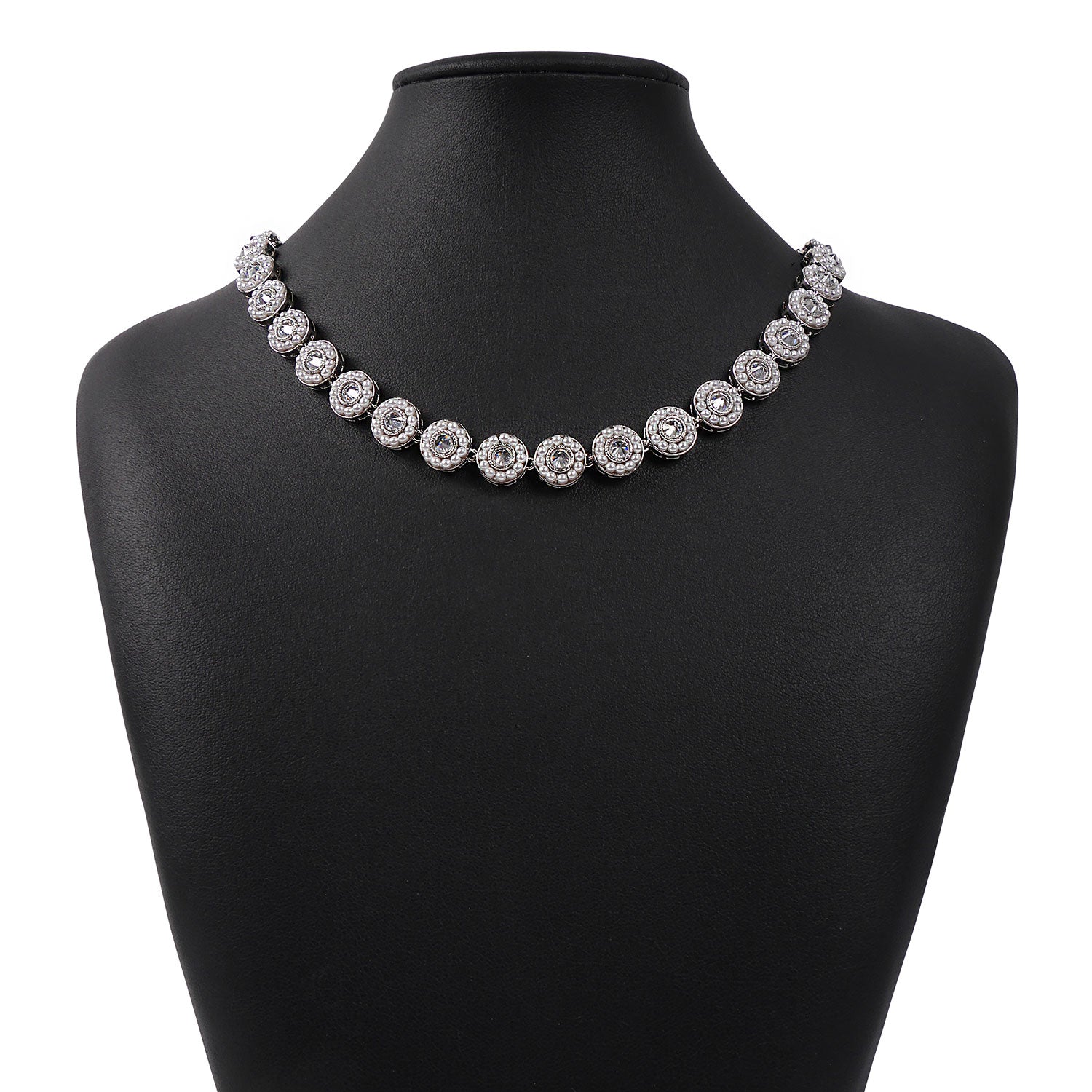 Leela Necklace in Rhodium