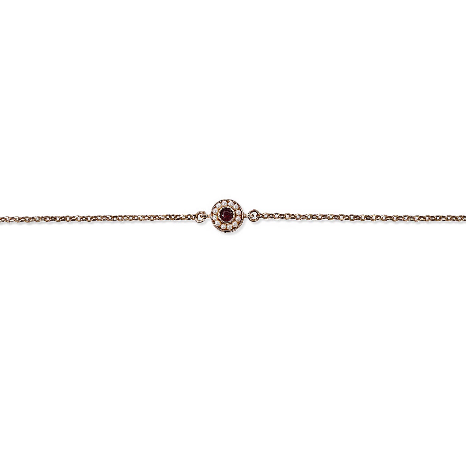 Leela Bracelet in Maroon