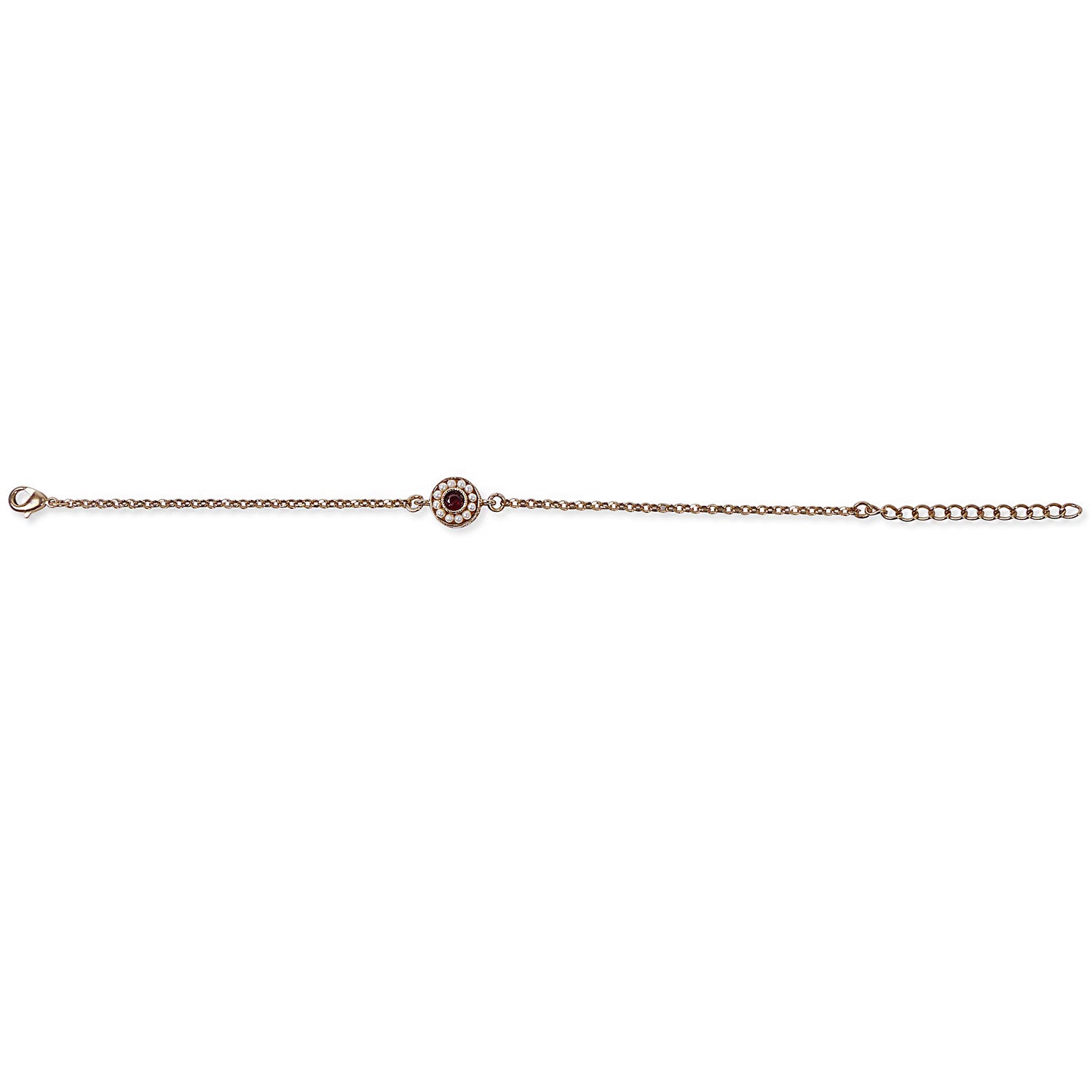 Leela Bracelet in Maroon