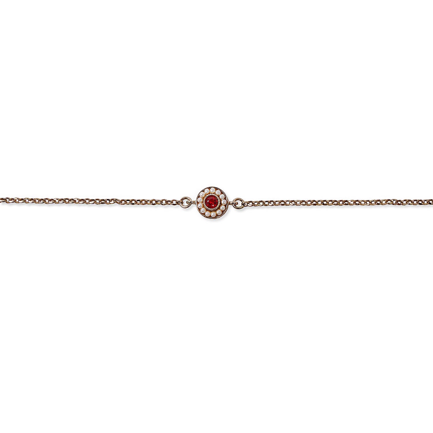 Leela Bracelet in Red