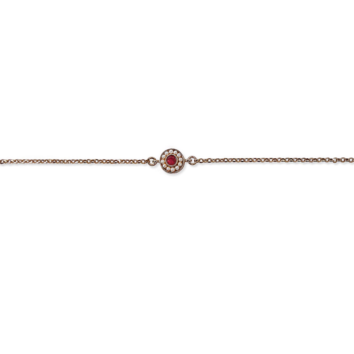 Leela Bracelet in Hot Pink