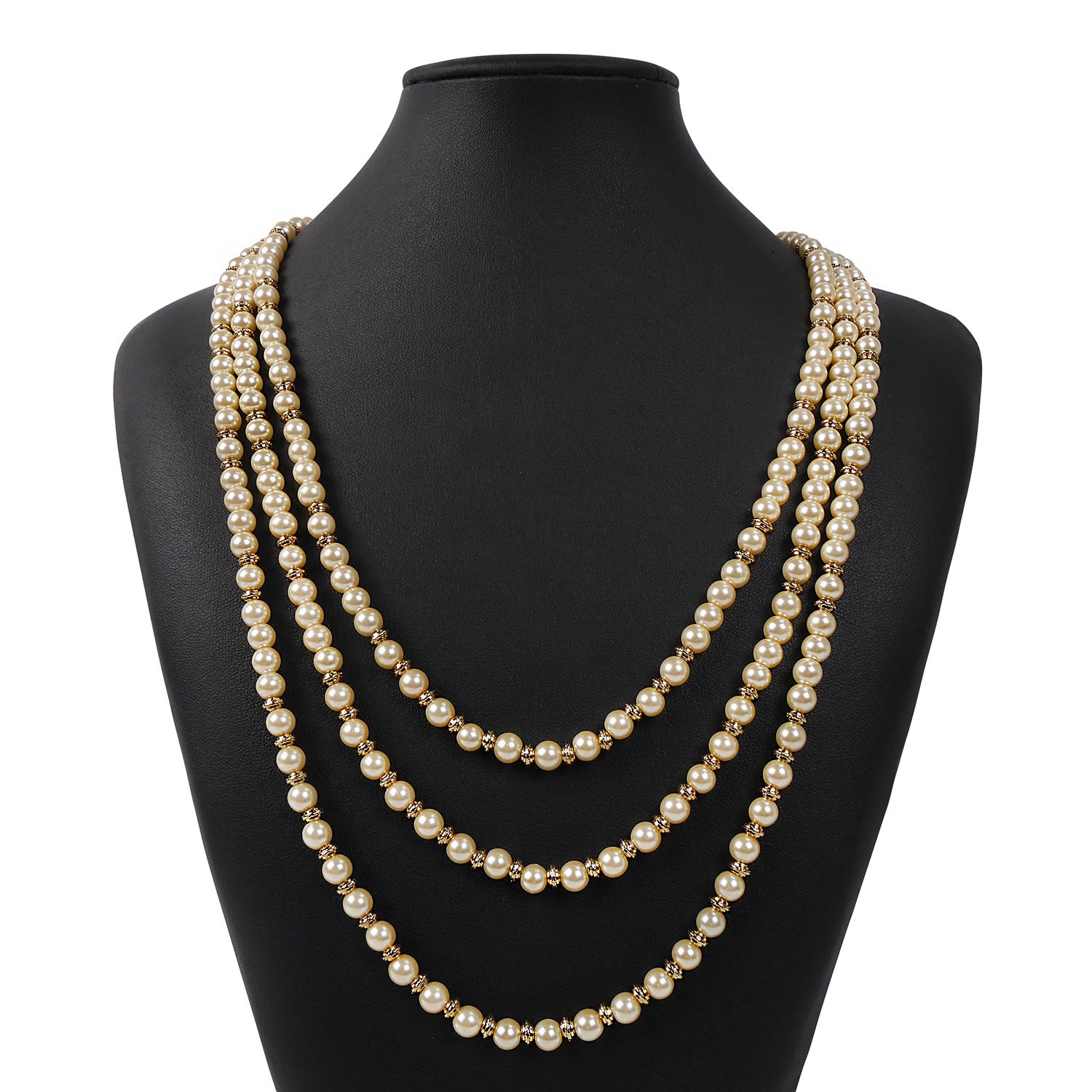 Rumi Triple Layer Pearl Neckllace