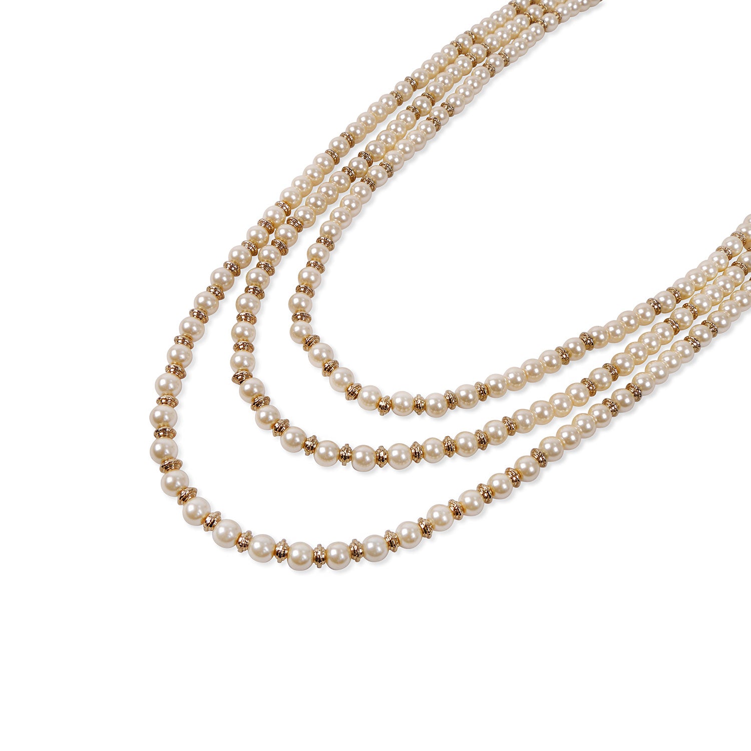 Rumi Triple Layer Pearl Neckllace