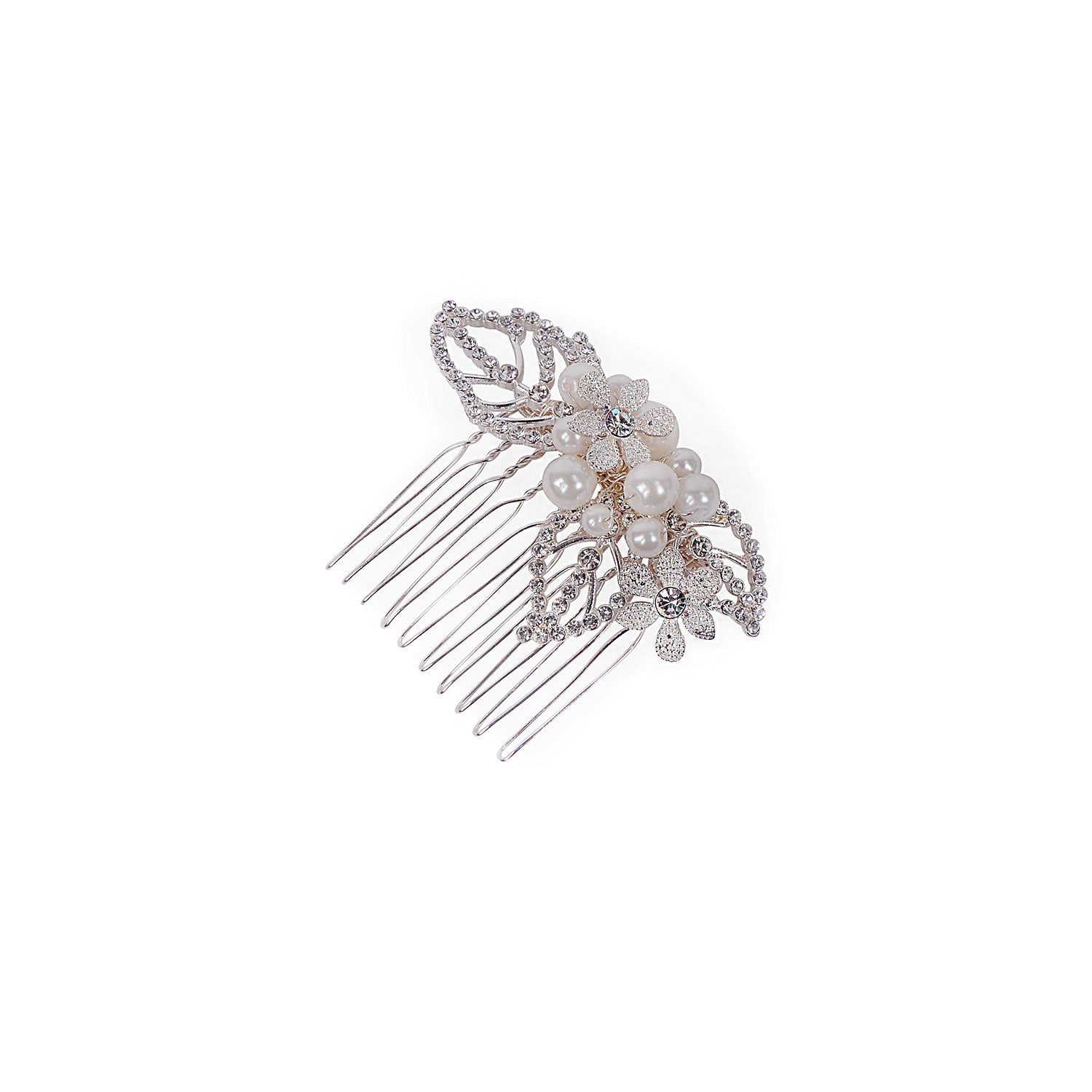 Posy Floral and Leaf Hair Comb