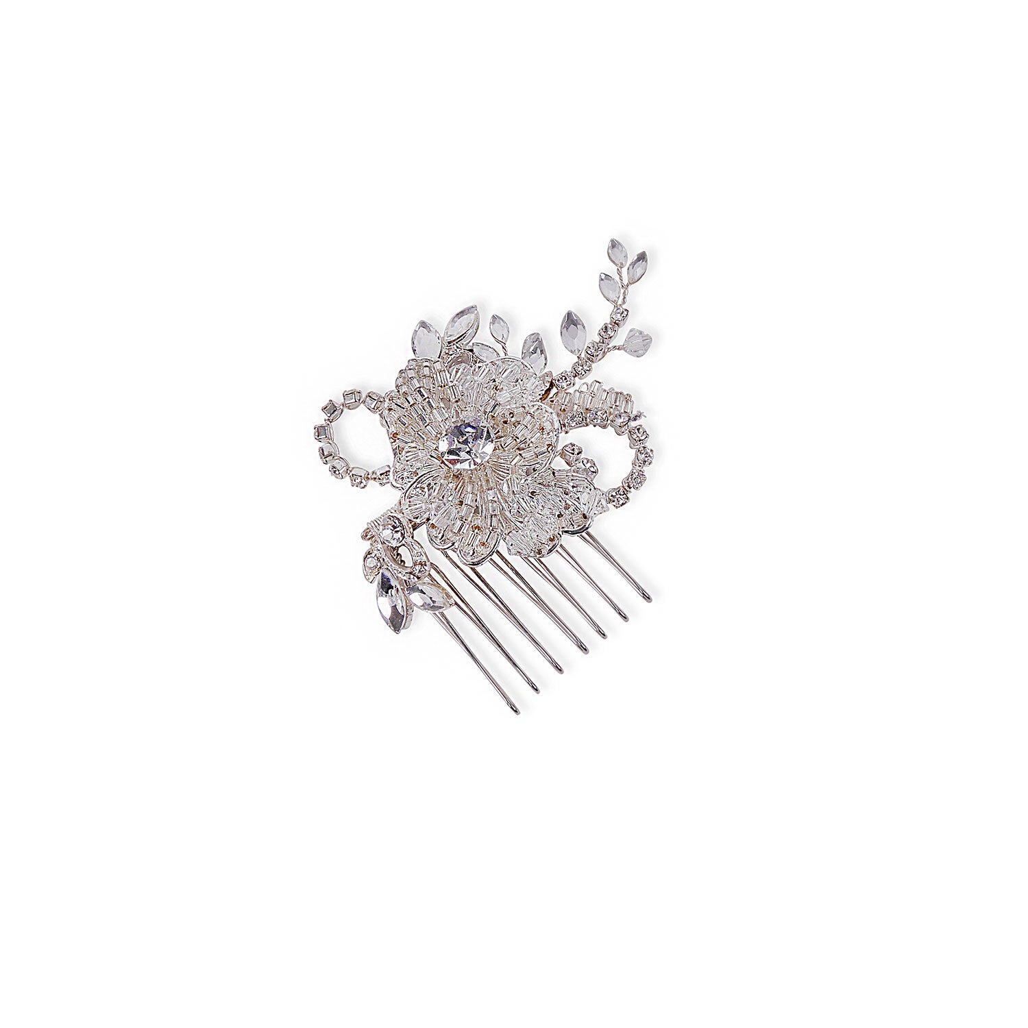 Aubrey Floral Hair Comb