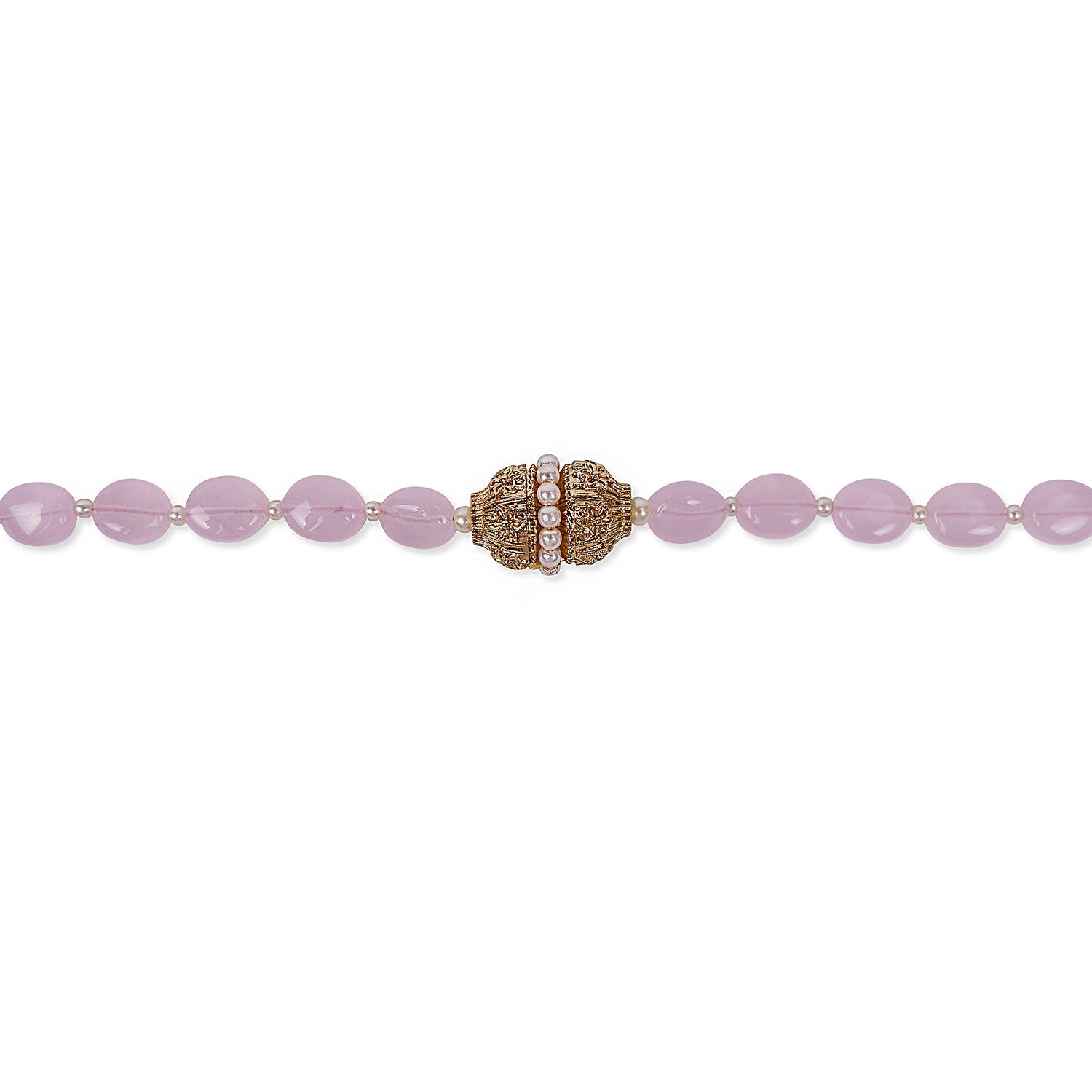 Mahira Bead Bracelet in Light Pink