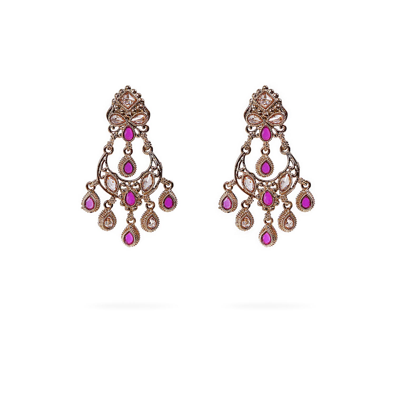 Suri Earrings in Ruby