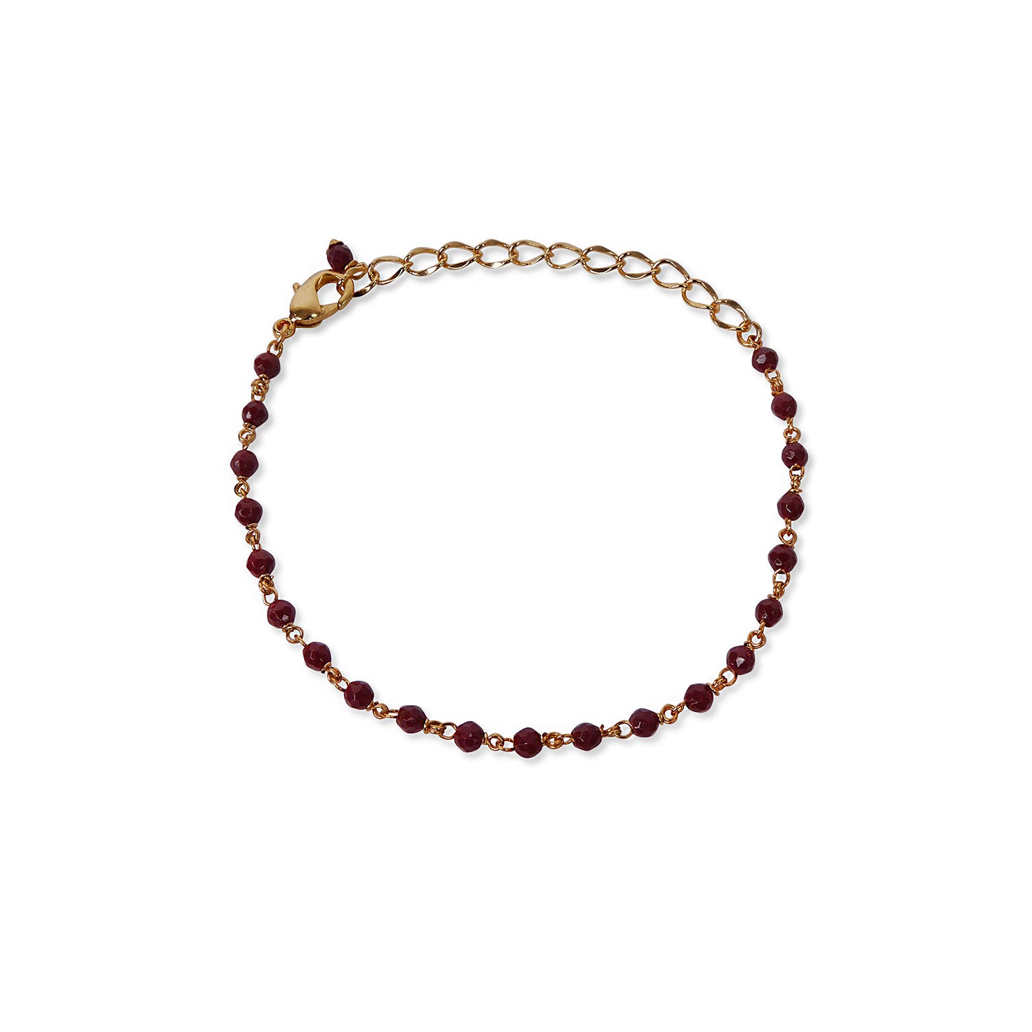 Maria Bracelet in Maroon