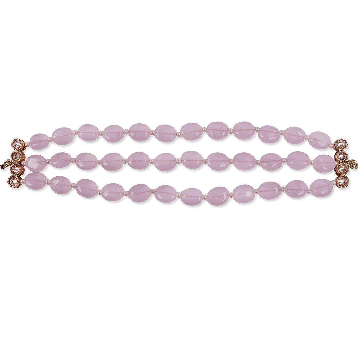 Sofiya Bead Bracelet in Light Pink