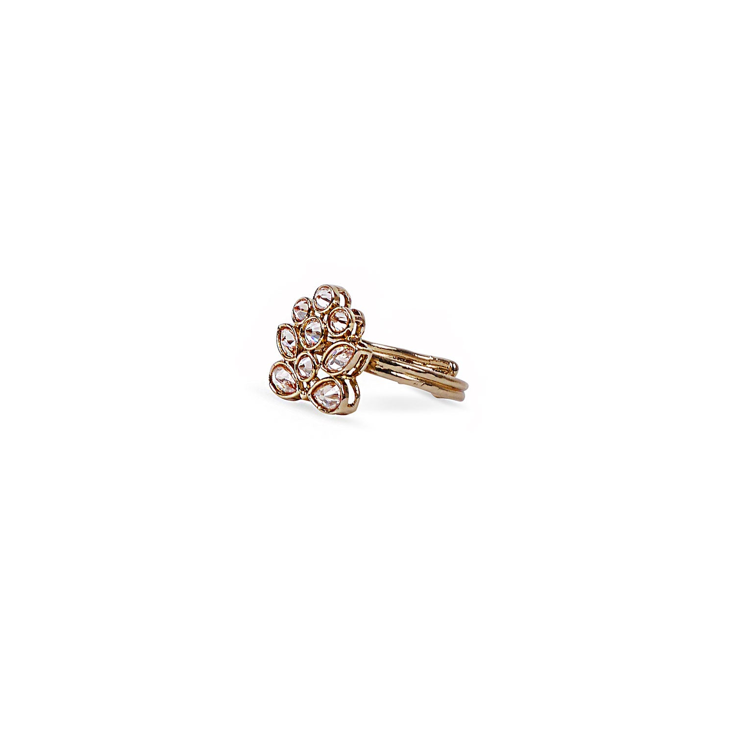 Maisie Ring in Champagne Crystal