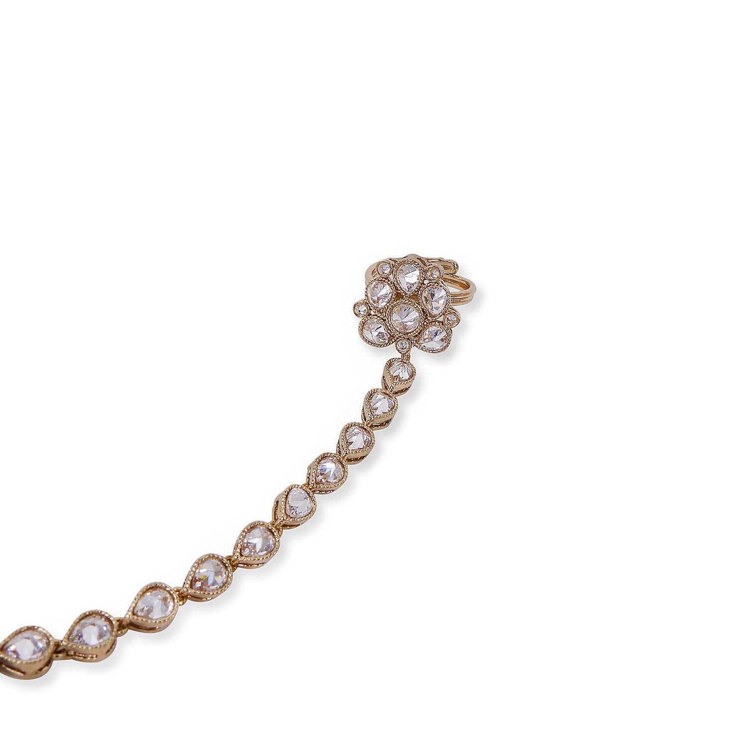 Anusha Hand Chain in White