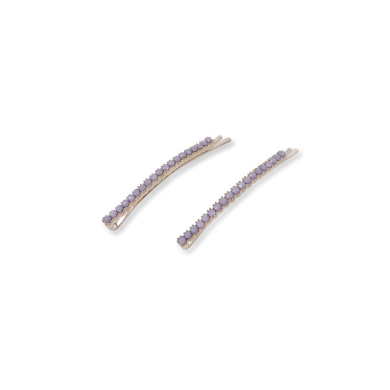 Stella Hair Slides in Grey